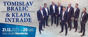 Bliži se koncertni spektakl Tomislava Bralića i klape Intrade u Sarajevu