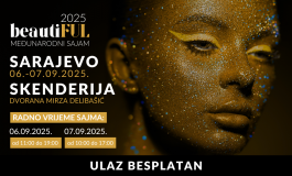 Pozivamo vas na Međunarodni sajam kozmetike, ljepote i zdravlja BeautiFUL 2025, 6. i 7. septembra u centru Skenderija Sarajevo
