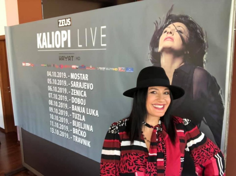 Kaliopi najavila veliku jesenju turneju u BiH