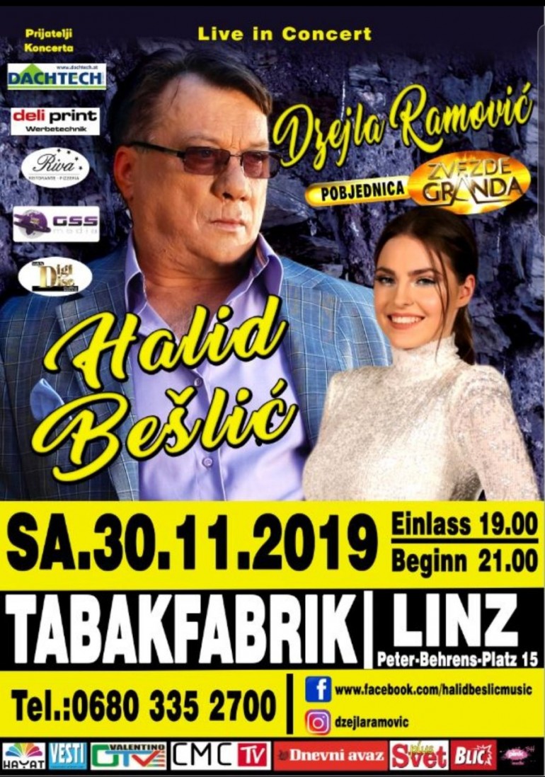 Koncert godine u dijaspori – Halid Bešlić 30.novembra u Lincu