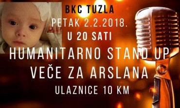 U petak - Humanitarno stand up veče za Arslana u BKC-u Tuzla