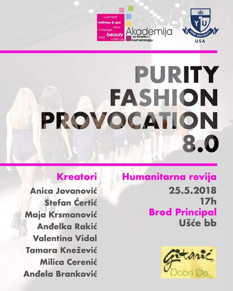 POMOZIMO JOVANU – U petak velika humanitarna revija Akademije Purity na brodu „Principal“