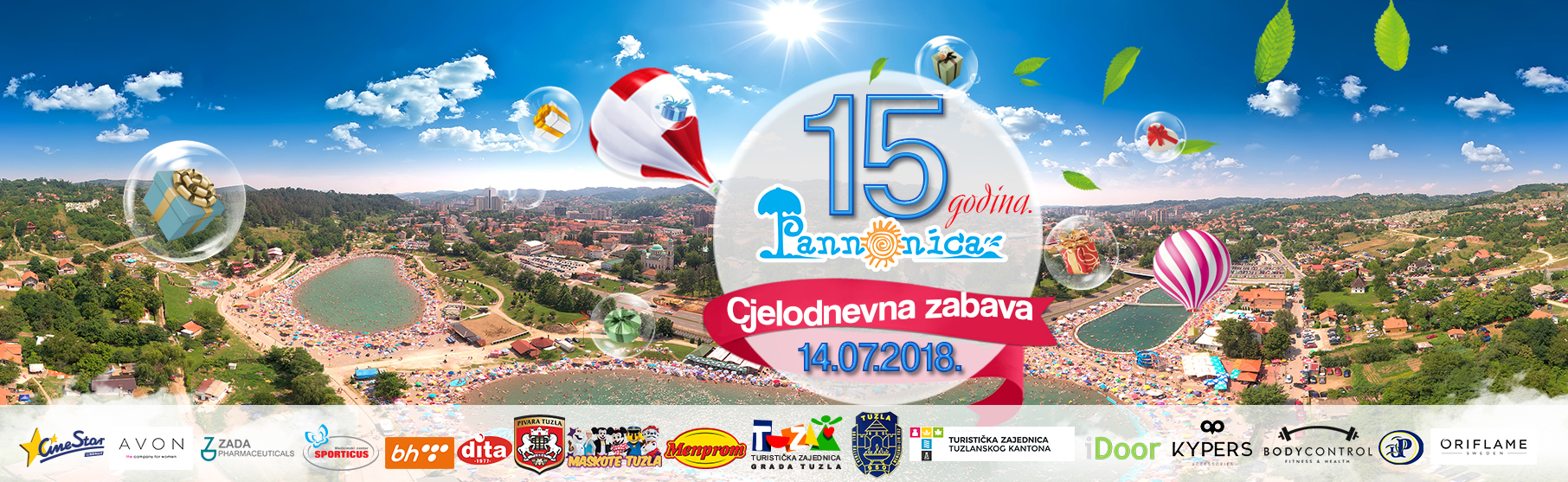 Cjelodnevna zabava na Panonskim jezerima, subota 14.07.2018.