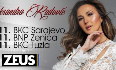 Muzičko carstvo Aleksandre Radović ponovo u BiH