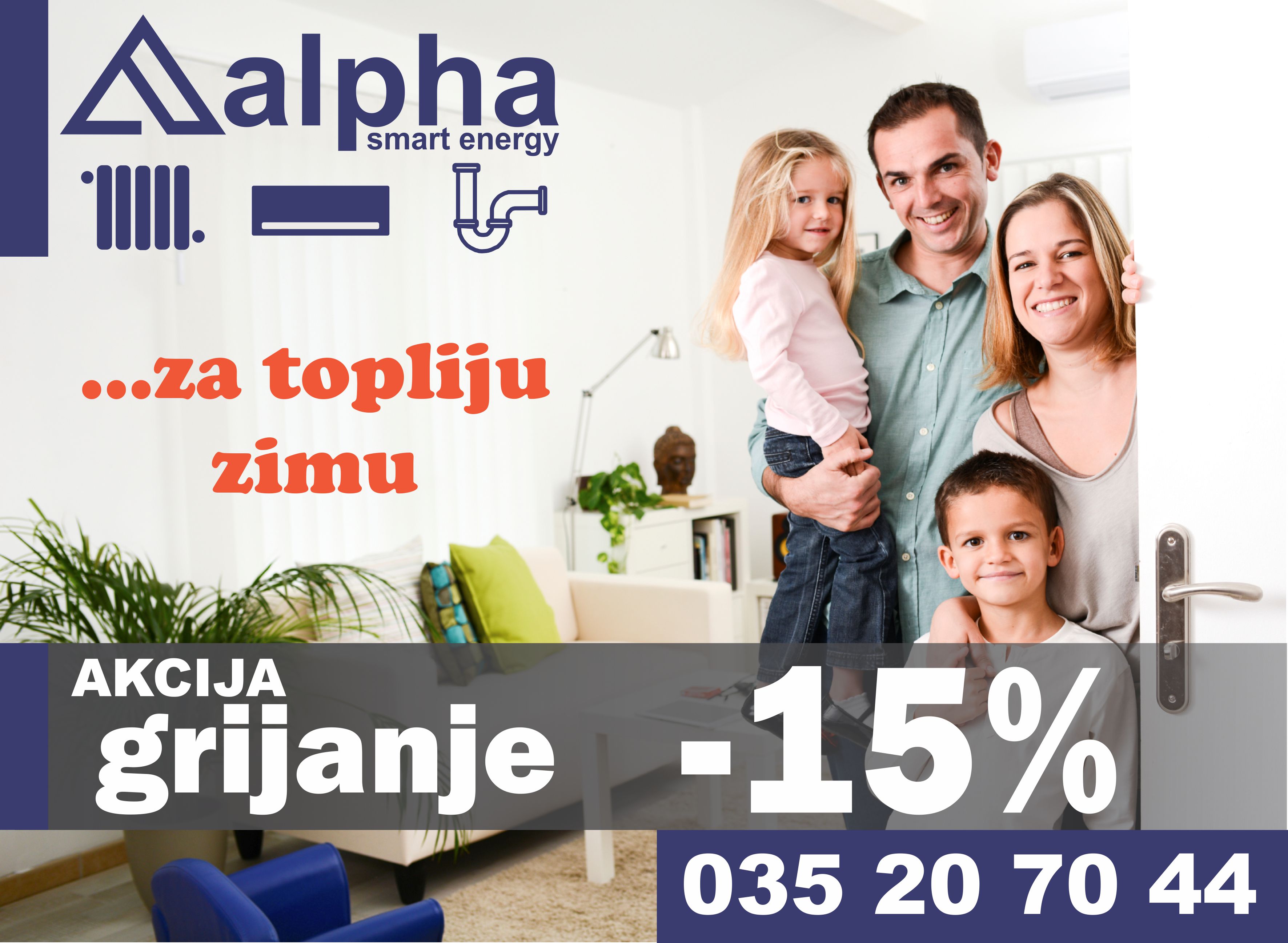 Alpha Smart Energy: Nabavite opremu za centralno grijanje 15% povoljnije + 5% na proizvode KENDA – COMMERCE