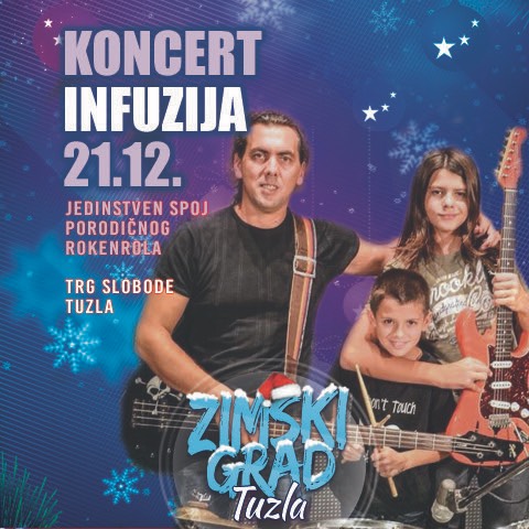 U Zimski grad stiže najveća LIVE atrakcija ovih prostora – Band INFUZIJA iz Bratunca