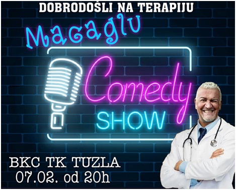 BKC Tuzla: 07.februara stand up komedija „Macaglu“ Dragana Marinkovića Mace