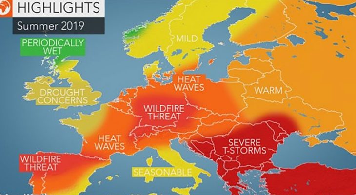 AccuWeather objavio prognozu za ljeto 2019 – VREMENSKA PROGNOZA ZA BALKAN I LJETO 2019 VEĆ ZABRINJAVA