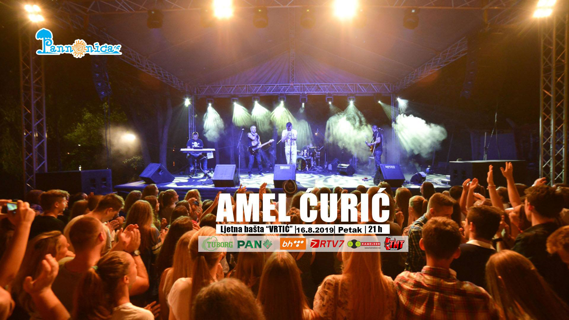 Koncert Amela Ćurića na Panonici prolongiran za 16.avgust