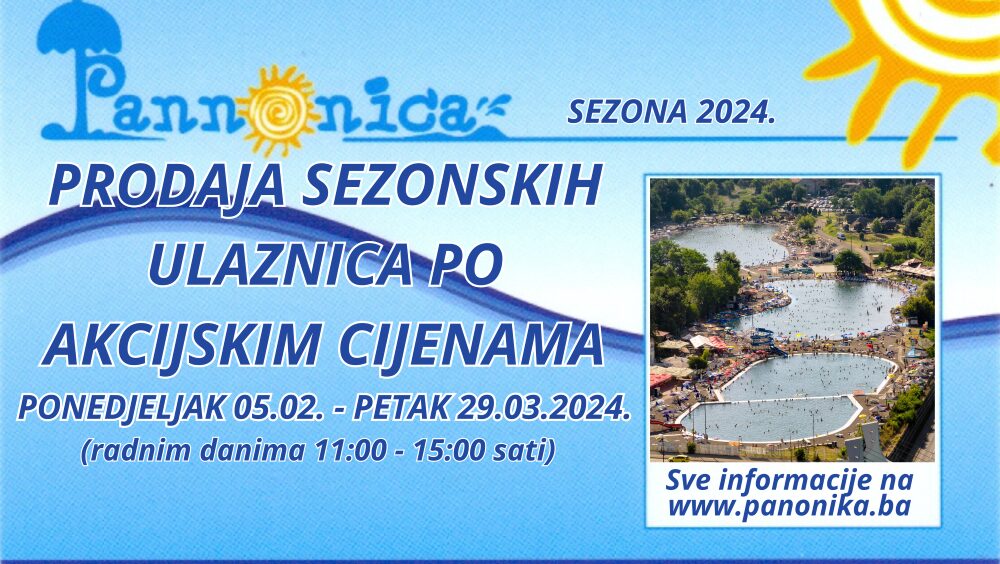 Panonika: U ponedjeljak počinje prodaja sezonskih ulaznica – sezona 2024