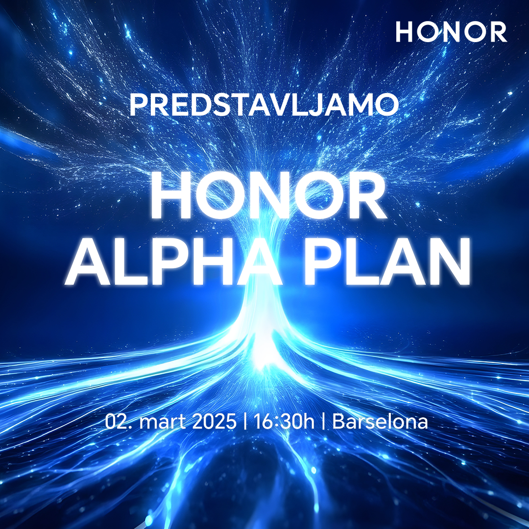 HONOR predstavlja strategiju „HONOR ALPHA PLAN" na MWC sajmu u Barseloni